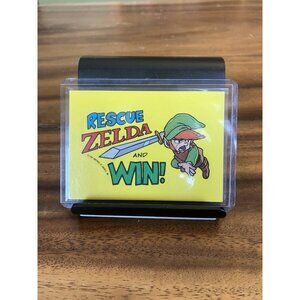 1989 Topps Nintendo Game Tip Sticker Card #22 Link "Rescue Zelda and Win!"